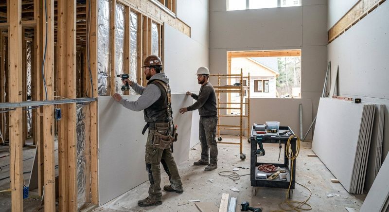 Bedroom Drywall Installation in Alpharetta, GA