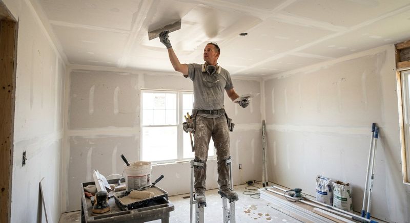 Ceiling Drywall Installation in Denver County, CO