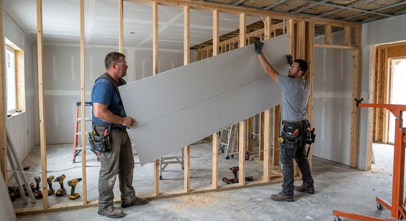 Garage Wallboard Installation in Denver County, CO